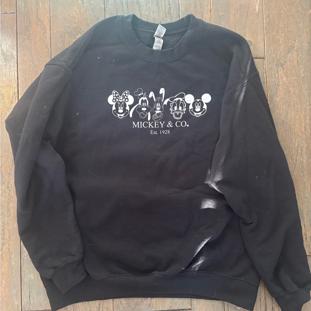 Disney Sweatshirt Mickey & Co Black Large